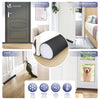 VOUNOT 2 Pack Double Sided Draught Excluder 96cm Under Door Draft Stopper, Black