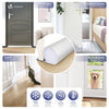 VOUNOT 3 Pack Double Sided Draught Excluder 96cm Under Door Draft Stopper, White