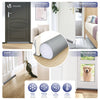 VOUNOT 4 Pack Double Sided Draught Excluder 96cm Under Door Draft Stopper, Grey