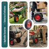 VOUNOT Set of 2 Pneumatic Wheelbarrow Wheels 4.80/4.00-8 400x85mm 20mm Bore