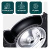 VOUNOT Set of 2 Pneumatic Wheelbarrow Wheels 4.80/4.00-8, Black/Silver