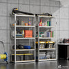 VOUNOT 5-Tier Heavy Duty Shelving Unit Set of 2, 180x90x40 cm, Metal