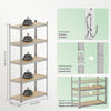VOUNOT 5-Tier Heavy Duty Shelving Unit Set of 2, 180x90x40 cm, Metal