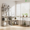 VOUNOT 5-Tier Heavy Duty Shelving Unit Set of 2, 180x90x40 cm, Metal