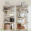 VOUNOT 5-Tier Heavy Duty Shelving Unit Set of 2, 180x90x40 cm, Metal