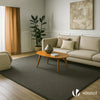 VOUNOT Living Room Rug Ultra Soft Shaggy Area Rug Modern Carpet 80x150cm Anthracite