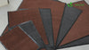 VOUNOT Dirt Trapper Front Door Mat for Indoor Outdoor, Brown-Black, 90x120cm