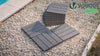VOUNOT Decking Tiles Set of 22, Outdoor Deck Tiles, 30x30 cm, Anthracite