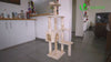 VOUNOT Cat Tree Tower with Space Capsule, Multi Level Cat Activity Center, Beige