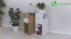 VOUNOT Narrow Bedside Table 25x30x66cm Nightstand Side End Table Natural