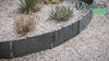 VOUNOT Lawn Edgnig Border 21.4m, Stone Effect Plastic Edging 140pcs, Grey