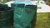 VOUNOT 272L Large Garden Waste Bags with Handles, Green, 3pcs