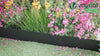 VOUNOT 10M Metal Lawn Edging, Heavy Duty Garden Border 10pcs 100×18cm Black