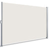 VOUNOT 1.6 x 3 m Side Awning Retractable, Privacy Screen for Patio, Garden, Balcony, Terrace, Beige