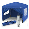 VOUNOT 3m x 3m Pop Up Gazebo with Sides & 4 Weight Bags & Carry Bag, Blue