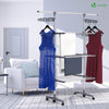 VOUNOT Clothes Drying Rack, Rolling 3-Tier Laundry Hanger - VOUNOTUK
