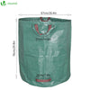VOUNOT 272L Large Garden Waste Bags with Handles, Green, 3pcs.