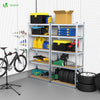 VOUNOT Heavy Duty 5 Tier Garage Storage Shelves Units Set of 2 Free Standing Shelving 180x90x40cm - VOUNOTUK
