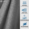 VOUNOT 1×10m Privacy Netting 230 g/m² HDPE Shading Net, 95% Shading Rate, Grey