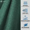 VOUNOT 1×10m Privacy Netting 230 g/m² HDPE Shading Net, 95% Shading Rate, Green