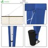VOUNOT 3m x 3m Pop Up Gazebo with Sides & 4 Weight Bags & Carry Bag, Blue - VOUNOTUK