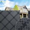 VOUNOT PVC Privacy Strips Garden Privacy Fence Screen 75m x 4.7cm with 150 Clips, Grey - VOUNOTUK