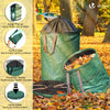 VOUNOT 3X Garden Bags Pop-up 170L with Handles, Reusable Garden Waste Sacks - VOUNOTUK