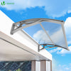 VOUNOT 120x80cm Front Door Canopy Porch Outdoor Awning, Patio Rain Shelter