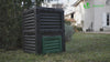 VOUNOT Compost Bin Garden, Plastic Composters Outdoor, Black and Green, 300L