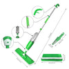 VOUNOT Spray Mop with Reusable Microfiber Pads and 650ml Refillable Bottle, Green.