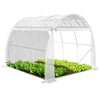 VOUNOT Polytunnel Greenhouse Gardening Walk In Grow House with Roll-up Side Walls,  3x2x2m 6m², White
