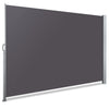 VOUNOT 1.6 x 3 m Side Awning Retractable, Privacy Screen for Patio, Garden, Balcony, Terrace, Anthracite.
