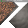 VOUNOT Dirt Trapper Front Door Mat for Indoor Outdoor, Brown-Black, 40x60cm.