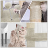 VOUNOT Cat Tree Tower, Cat Condo with Sisal Scratching Post, Beige, XL.
