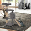 VOUNOT Cat Tree Tower, Cat Condo with Sisal Scratching Post, Grey, L.