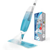 VOUNOT Spray Mop with Reusable Microfiber Pads and 650ml Refillable Bottle, Blue.