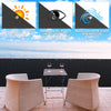 VOUNOT Balcony Privacy Screen, HDPE Balcony Cover, 90x500cm Black.