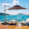 VOUNOT Umbrella Base Stand for Cantilever and Banana Parasol, 52L/100kg.