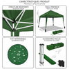 VOUNOT 3x3m Pop Up Gazebo with 4 Leg Weight Bags, Folding Party Tent for Garden Outdoor, Green.