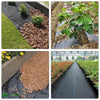 VOUNOT 2x10m Weed Control Fabric, Heavy Duty Landscape Ground Cover Membrane, Black.
